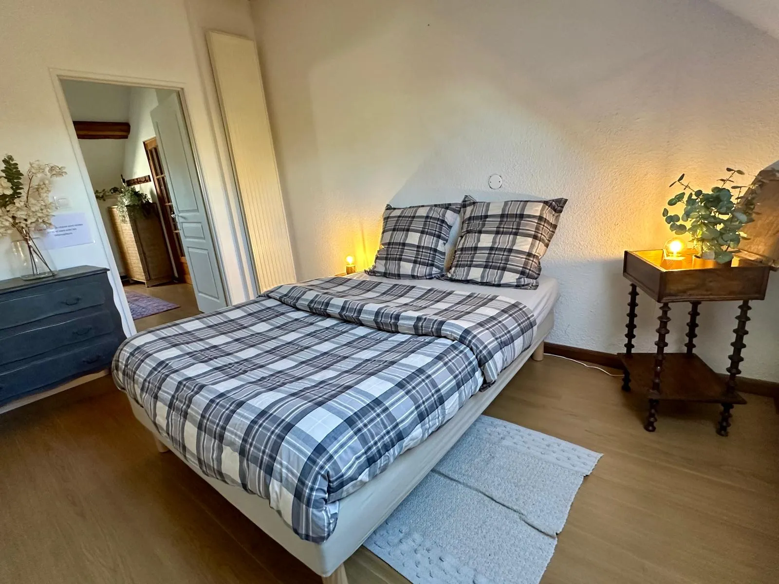 Chambre 1 - Vue principale avec lit double