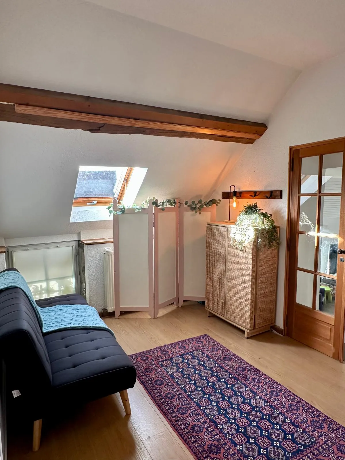 Couloir desservant les chambres